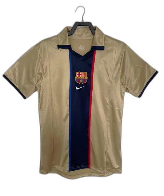 Camiseta visitante del Barcelona 01/02 II - Versión retro
