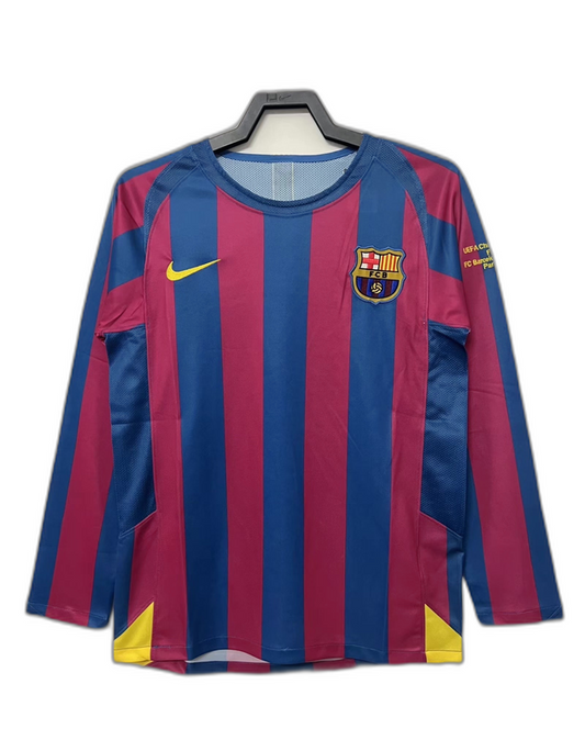 Camiseta local del Barcelona 05/06 I - Versión retro de manga larga