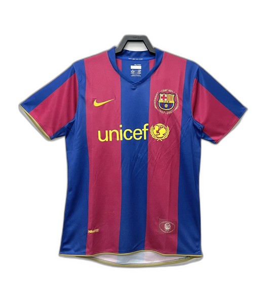 Camiseta local del Barcelona 07/08 - Versión retro