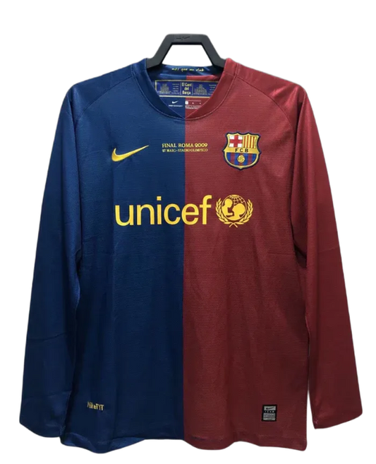 Camiseta local del Barcelona 08/09 I - Versión retro de manga larga