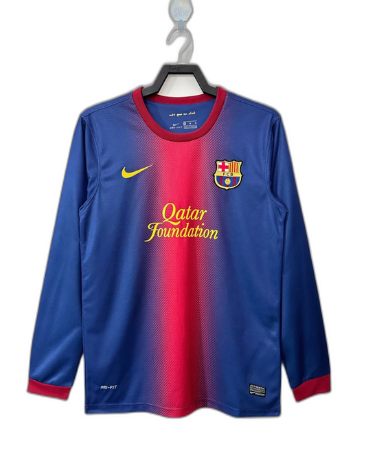 Camiseta local del Barcelona 12/13 I - Versión retro de manga larga