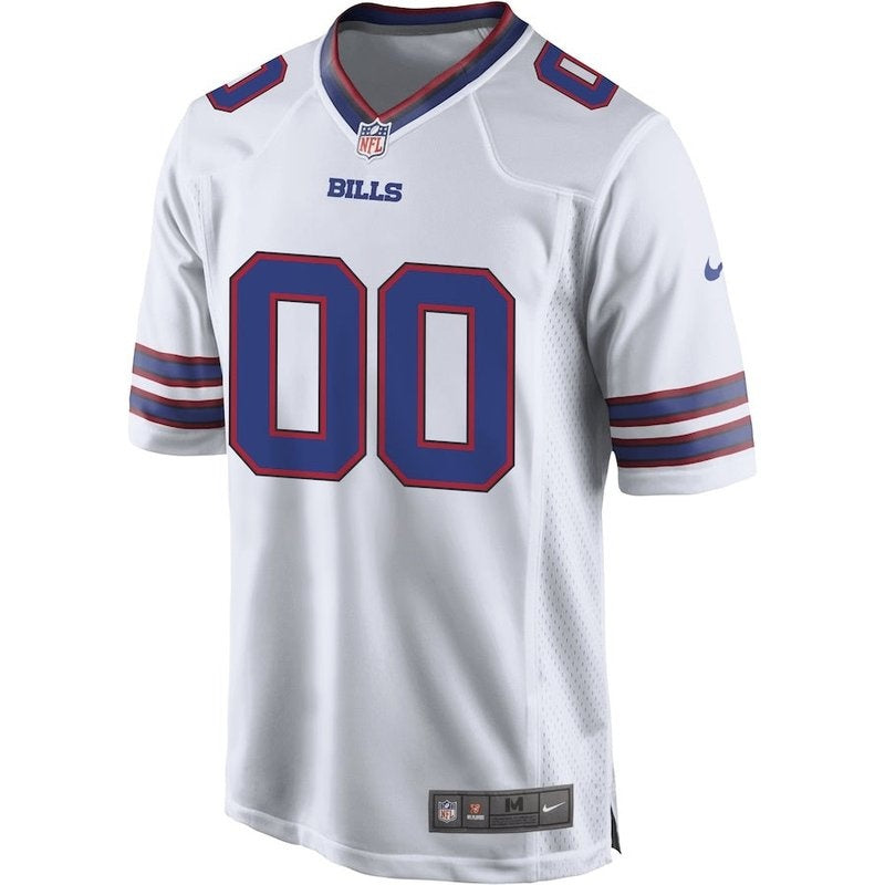 Camiseta personalizada de la NFL de los Buffalo Bills, color blanco