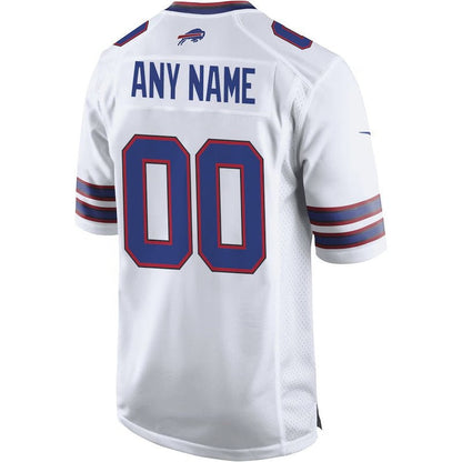 Camiseta personalizada de la NFL de los Buffalo Bills, color blanco