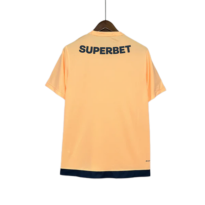 Camiseta de entrenamiento del Sao Paulo 24/25 - Beige - Todos los patrocinadores - Versión para aficionados