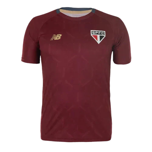 Camiseta de entrenamiento del Sao Paulo 25/26 - Borgoña - Versión para aficionados
