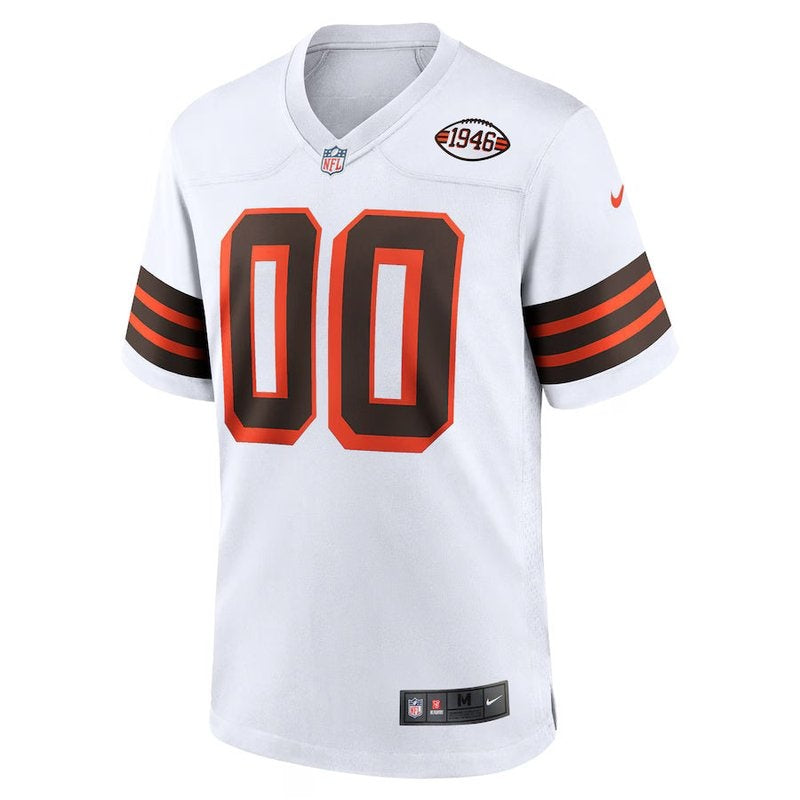 Cleveland Browns - Camiseta personalizada alternativa de la NFL de la colección 1946 - Marrón - Blanco