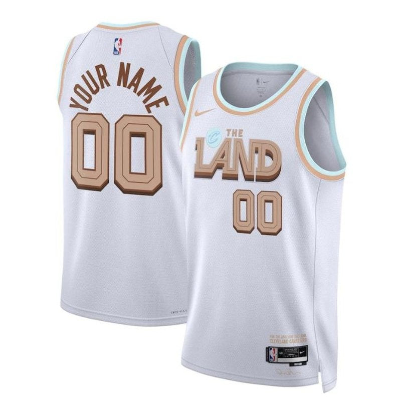Camiseta unisex de la NBA Cleveland Cavaliers 2023 - Edición Ciudad - Blanca