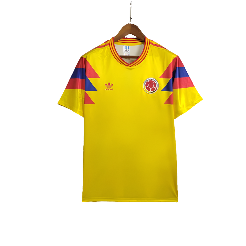 Camiseta local de Colombia 1990 - Versión retro 