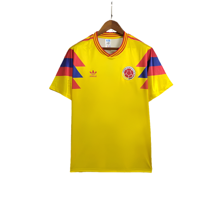 Camiseta local de Colombia 1990 - Versión retro 