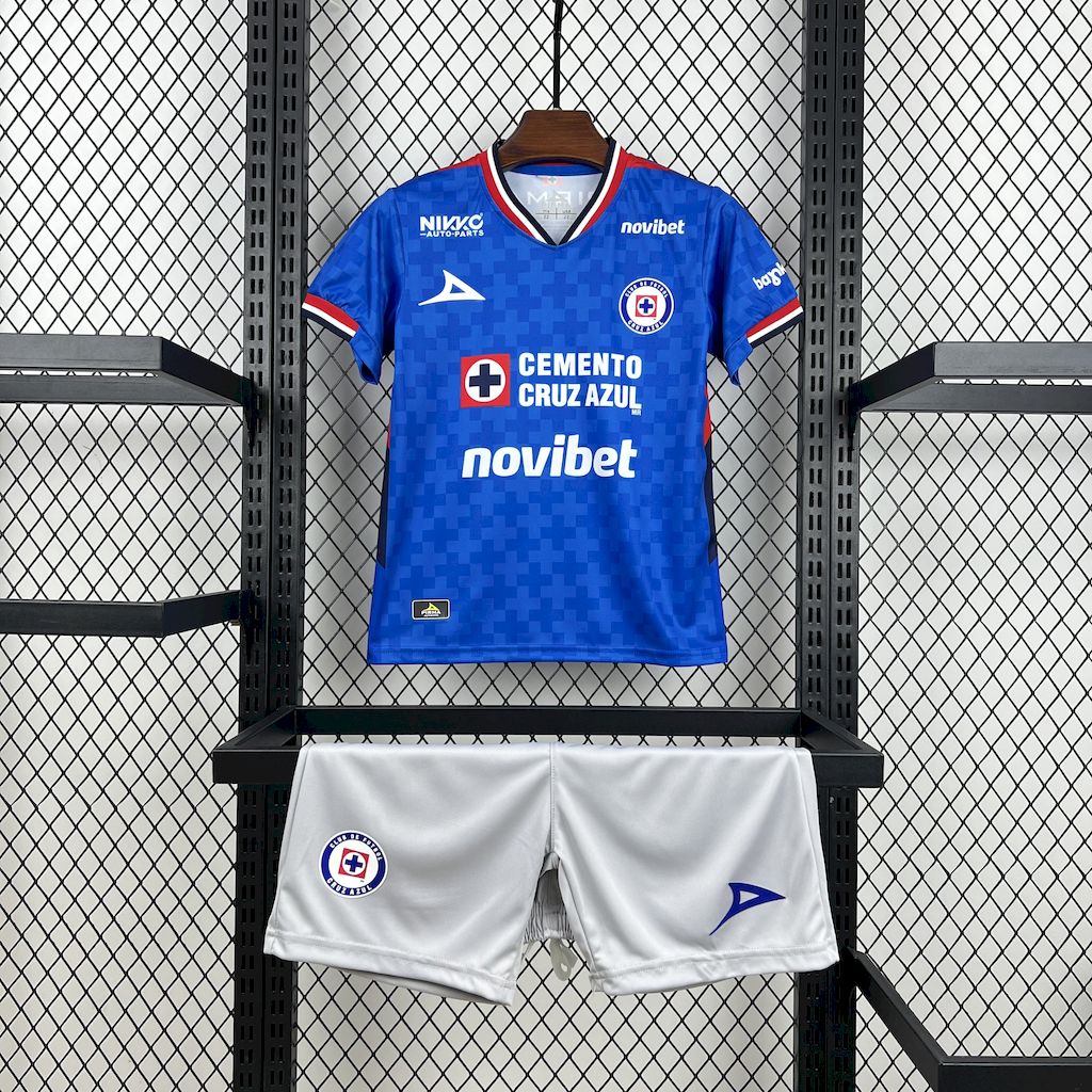 Kit local Cruz Azul 2025/26 para niños 
