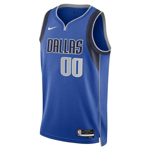 Camiseta unisex de la NBA Dallas Mavericks 2023, color azul real - Edición Icon
