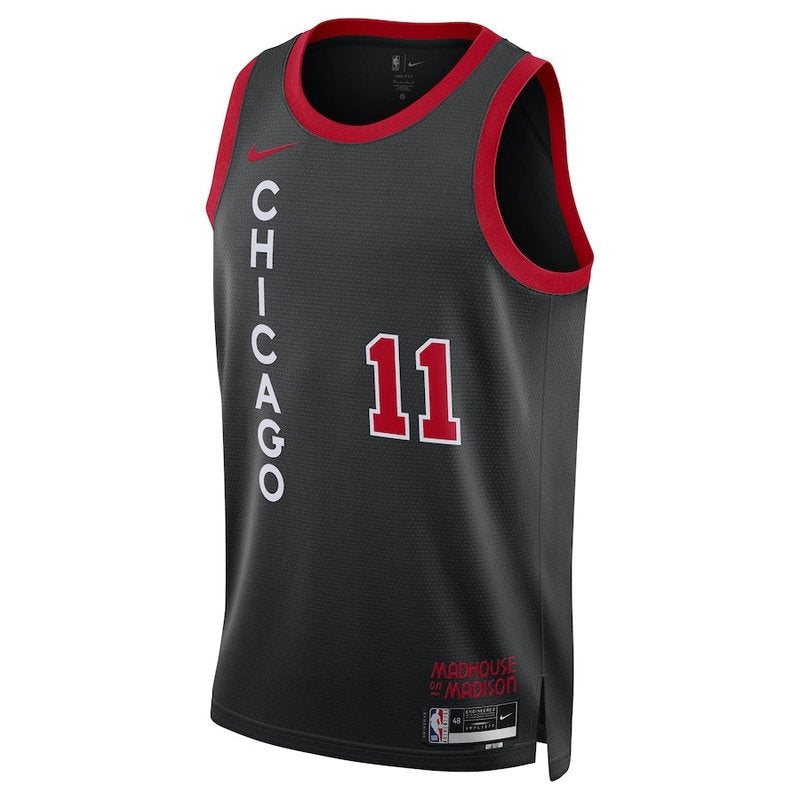 Camiseta unisex de la NBA DeMar DeRozan de los Chicago Bulls (23/24) - Negra - Edición City