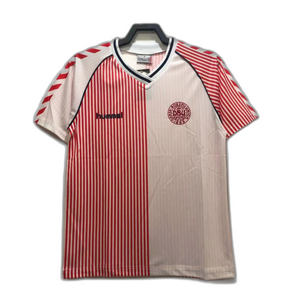 Camiseta de visitante de Dinamarca 1986 II - Versión retro