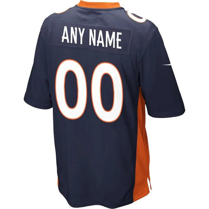 Denver Broncos - Camiseta alternativa personalizada de la NFL - Azul marino