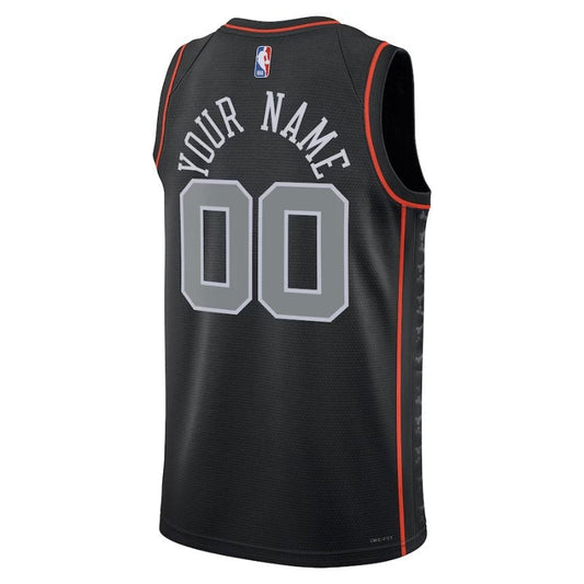 Camiseta NBA unisex Detroit Pistons 23/24 - Negra - Edición Ciudad