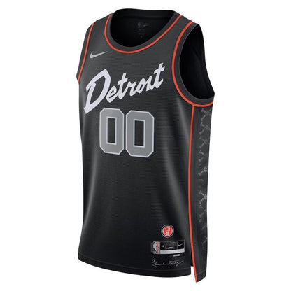 Camiseta NBA unisex Detroit Pistons 23/24 - Negra - Edición Ciudad