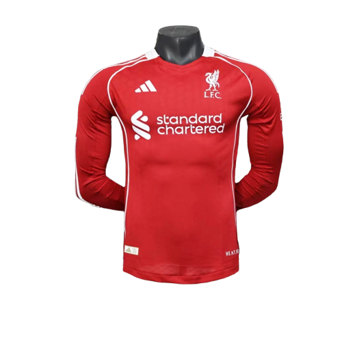 Camiseta local del Liverpool 25/26 - Manga larga