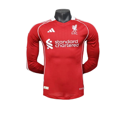 Camiseta local del Liverpool 25/26 - Manga larga