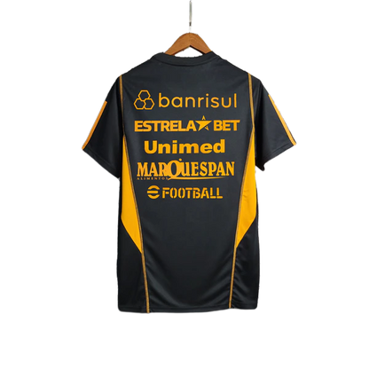 Camiseta de entrenamiento del Internacional 23/24 - Negra - Todos los patrocinadores - Versión para aficionados