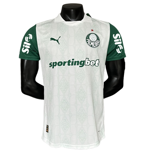 Camiseta visitante del Palmeiras 25/26 - Todos los patrocinadores - Versión para jugador