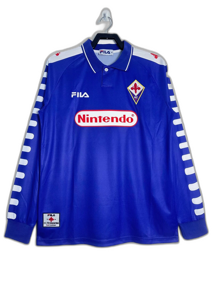 Fiorentina 98/99 I Home Jersey - Long Sleeve Retro Version