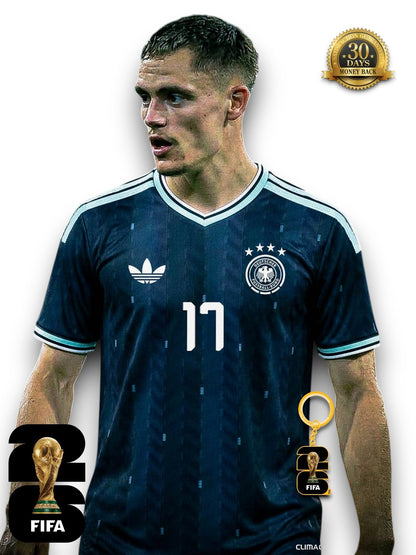 Camiseta de visitante de Alemania para el Mundial 2026
