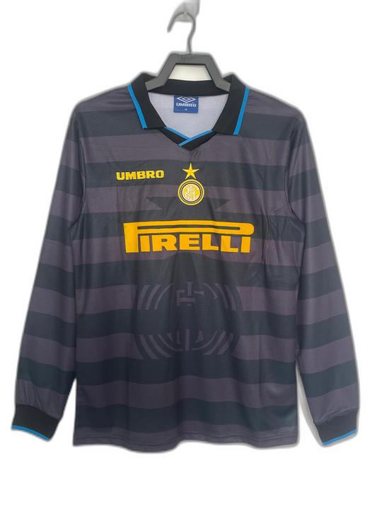 Inter Milan 97/98 II Away Jersey - Long Sleeve Retro Version