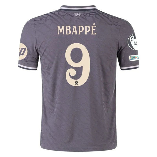 Camiseta de la tercera equipación del Real Madrid 24/25 de Kylian Mbappé (versión de jugador)