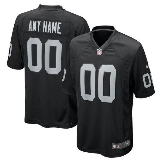 Camiseta personalizada de la NFL de los Las Vegas Raiders - Negra