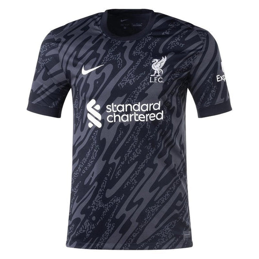 Camiseta negra de portero del Liverpool 24/25 (versión para aficionados)
