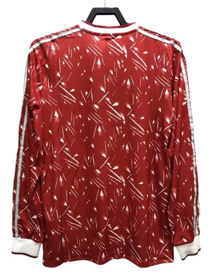 Camiseta local del Liverpool 89/91 - Versión retro de manga larga