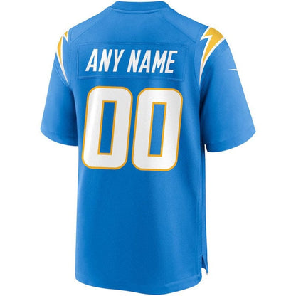 Camiseta personalizada de la NFL de Los Angeles Chargers - Azul (Powder)