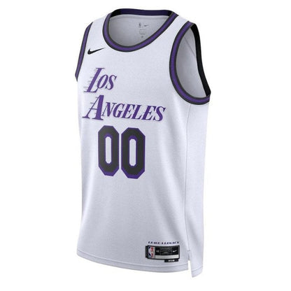 Camiseta unisex de la NBA de Los Ángeles Lakers 2023 - Edición Ciudad - Blanca