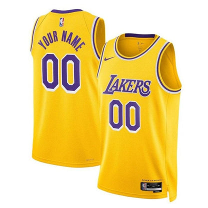 Camiseta unisex de la NBA de Los Ángeles Lakers 2023, dorada - Edición Icon