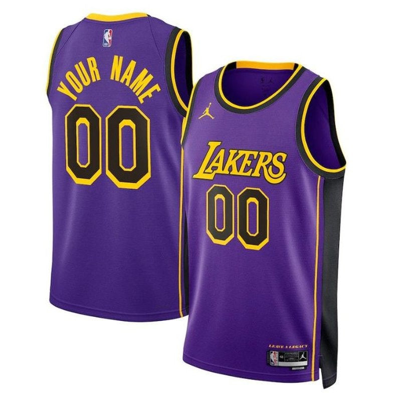 Camiseta unisex de la NBA de Los Ángeles Lakers 2023 - Edición Statement - Morada