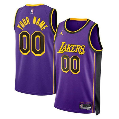 Camiseta unisex de la NBA de Los Ángeles Lakers 2023 - Edición Statement - Morada