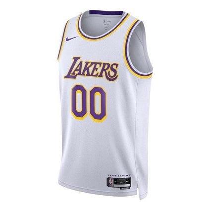 Camiseta unisex blanca de la NBA de Los Ángeles Lakers 2023 - Edición Asociación
