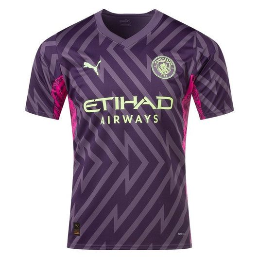 Camiseta de portero del Manchester City 23/24 (versión para aficionados)