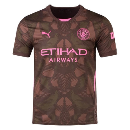 Camiseta marrón de portero del Manchester City 24/25 (versión para aficionados)