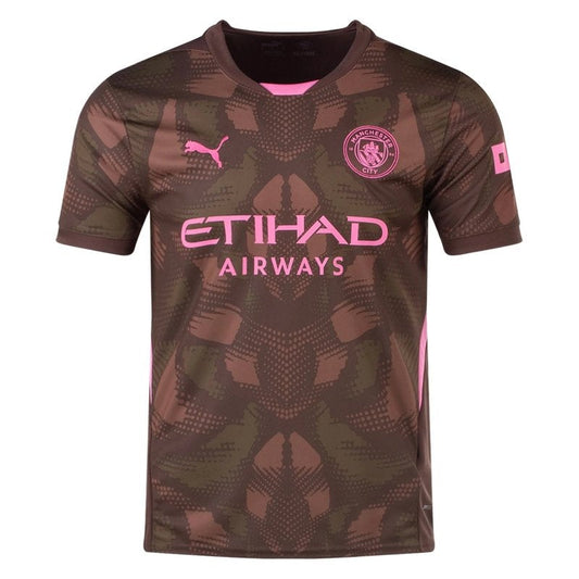 Camiseta marrón de portero del Manchester City 24/25 (versión para aficionados)