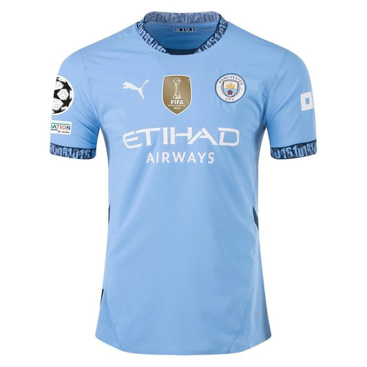 Camiseta local del Manchester City UCL 24/25 - Versión de jugador