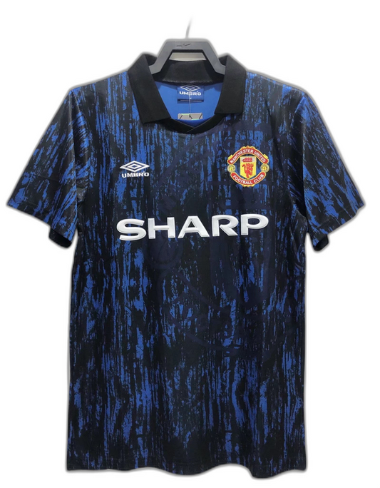 Camiseta del Manchester United 1993 Edición Azul - Versión Retro