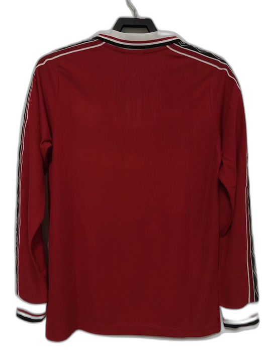 Manchester United 1998 I Home Jersey - Long Sleeve Retro Version