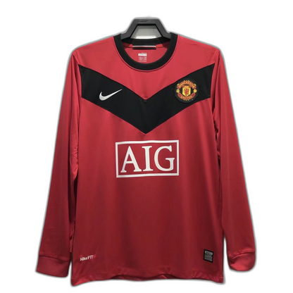 Camiseta local del Manchester United 2010 (versión retro de manga larga)