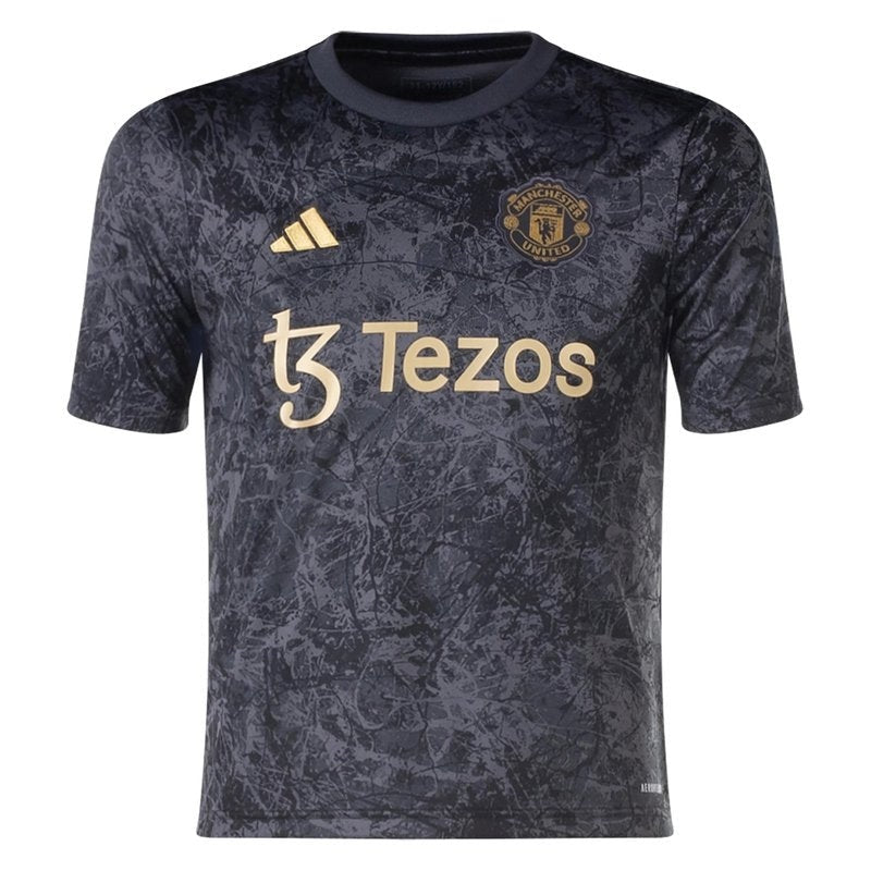 Camiseta prepartido Stone Roses del Manchester United 24/25 (versión para aficionados)
