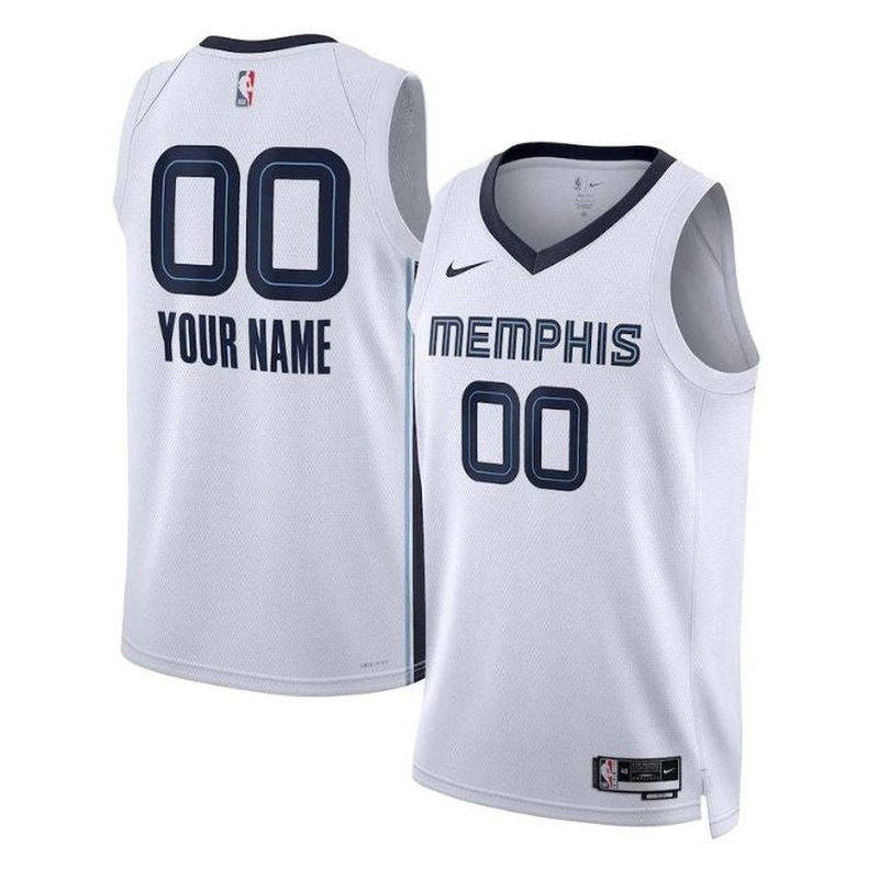 Camiseta unisex de la NBA blanca de los Memphis Grizzlies 2023 - Edición Asociación