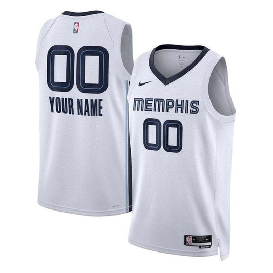 Camiseta unisex de la NBA blanca de los Memphis Grizzlies 2023 - Edición Asociación