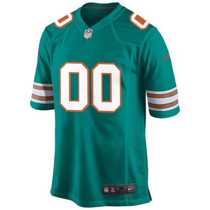 Camiseta personalizada alternativa de la NFL de los Miami Dolphins en color aguamarina