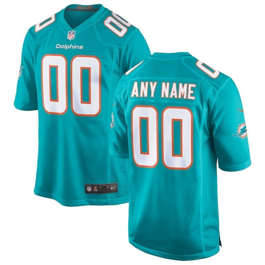 Camiseta personalizada de la NFL de los Miami Dolphins - Aqua