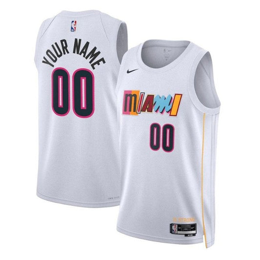 Camiseta unisex de la NBA Miami Heat 2023 - Edición Ciudad - Blanca